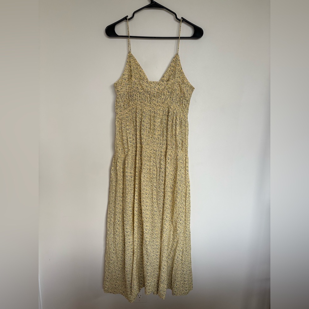 DOEN Irina Dress Moonflower Floral Print Yellow medium - Picture 6 of 9